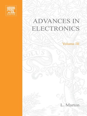 cover image of Advances in Electronics and Electron Physics